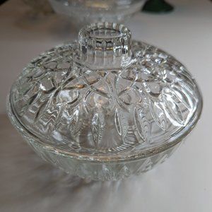 Vintage Crystal Glass 6inch Candy Dish